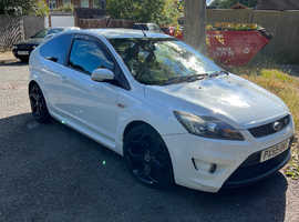 Ford Focus, 2009 (59) ST3 White Hatchback, Manual Petrol, 72,551 miles
