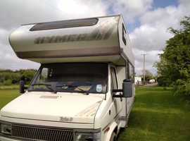 Hymer camp 65 fixed rear bed 6 birth LHD 1991