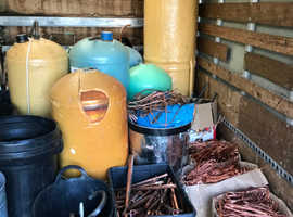 SCRAP METAL WANTED BUYING COPPER BRASS CABLE LEAD ETC STEEL FREE COLLECT HUNTINGDON STIVES