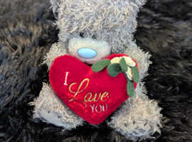 I love you heart, me to you tatty teddy bear plush, small