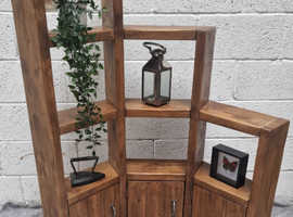Large 3 tier Bespoke handmade corner unit