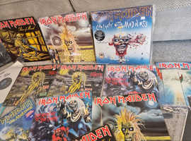 Iron Maiden joblot vinyl records heavy metal