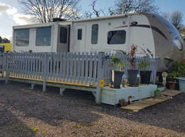 American Caravan On Lovely Rented Pitch
