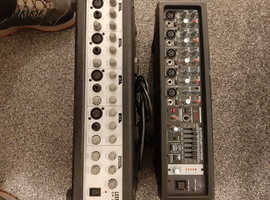 2 powered mixers