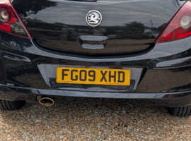 Vauxhall Corsa, 2009 (09) black hatchback, Manual Petrol, 104,800 miles