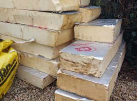 15 cut pieces of 150mm celotex PIR insulation. Used but in fair condition