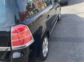 Vauxhall Zafira, 2007 (07) Black MPV, Manual Petrol, 164.000 miles