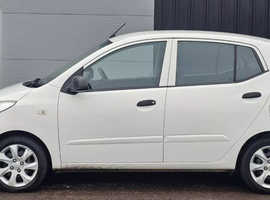 Hyundai i10, 2013 (63) White Hatchback, Manual Petrol, 32,128 miles