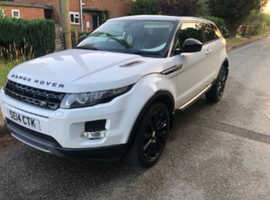 Land Rover Range Rover Evoque, 2014 (14) White Coupe, Automatic Diesel, 99,000 miles