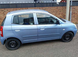 Kia Picanto, 2006 (06) Blue Hatchback, Manual Petrol, 86,052 miles