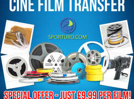 CINE FILM TRANSFER TO USB/DVD: 8MM/SUPER 8MM
