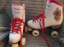 White coca cola roller skates