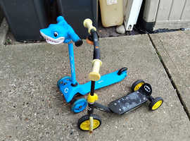 Bikes scooters