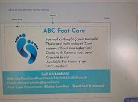 Foot health practitioner