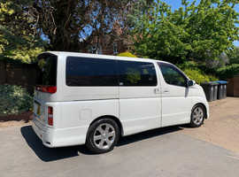 Nissan ELGRAND E52 AUTO, 2005 (05) white mpv, Automatic Petrol, 70000 miles