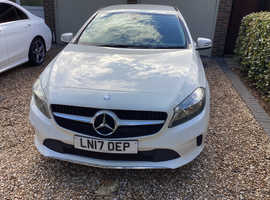 Mercedes A-CLASS, 2017 (17) White Hatchback, Automatic Petrol, 67,448 miles