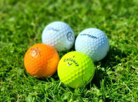 Bag of used golf balls, approx. 180 in number