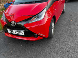 Toyota Aygo, 2018 (67) Red Hatchback, Manual Petrol, 45,892 miles