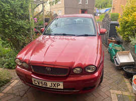 Jaguar X-TYPE, 2008 (58) Red Saloon, Automatic Diesel, 111,471 miles