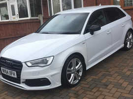 2014 (64) AUDI A3 SLINE 1.4 PETROL 5 DOOR AUTO ULEZ 71K MILES LONG MOT