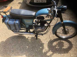 1960 James Captain, 200cc 2 stroke classic British motorcycle for sale, £2295.