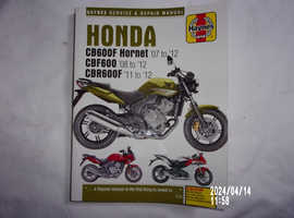 Honda CB600F Hornet Haynes 5572 Manual