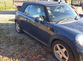 Mini Cooper, 2009 (09) Blue Convertible, Manual Petrol, 85,000 miles