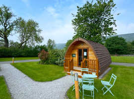 Glamping Pods (silver) for hire 25Apr-2May on beautiful quiet park in Yorkshire Dales