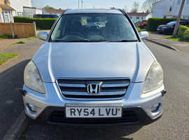 Honda CR-V, 2004 (54) Silver Estate, Automatic Petrol, 135,000 miles