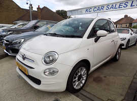 Fiat 500, 2016 (66) White Hatchback, Manual Petrol, 49,581 miles POP STAR EDITION