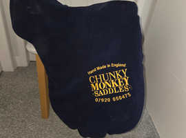 Chunky monkey  leather saddle