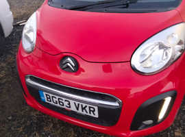 Citroen C1, 2013 (63) Red Hatchback, Manual Petrol, 53,000 miles