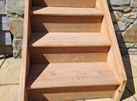 Pine Stairs with Four Risers