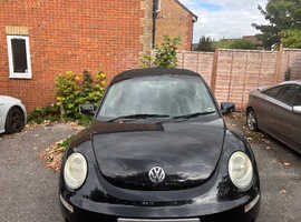 Volkswagen Beetle, 2006 (06) Black Convertible, Manual Petrol, 129,000 miles
