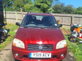 Suzuki Ignis, 2001 (Y) Red Hatchback, Automatic Petrol, 131,488 miles