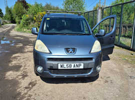 Peugeot Partner, 2008 (58) Grey MPV, Manual Diesel, 214,968 miles