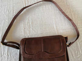 New, Genuine Leather, Brown, Handbag / Shoulder Bag - Mirror, ID Pockets