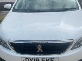 Peugeot 308, 2019 (19) White Estate, Manual Diesel, 100,635 miles
