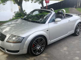 AUDI TT  QUATTRO 225BHP CONVERTIBLE 2002 REG, MOT, VERY LOW MILEAGE WITH SERVICE HISTORY