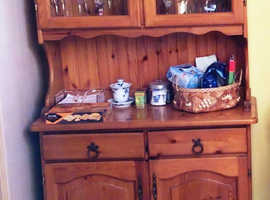 Pine China Cabinet / Dresser for your kitchen or dining area