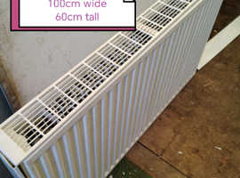 Radiator double sized 100 cm wide 60 tall