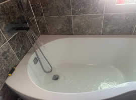 bath shower mixer and screen