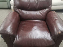 Leather rise and recline mobility armchair, local delivery possible