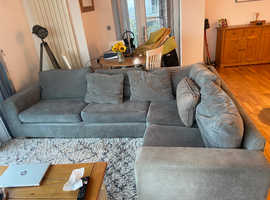 Larger grey corner sofa