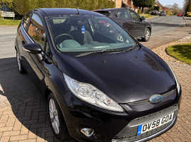 Ford Fiesta, 2008 (58) Black Hatchback, Manual Petrol, 63,000 miles