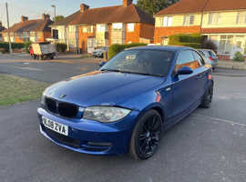BMW 1 series, 2008 (08) Blue Coupe, Manual Diesel, 126,800 miles