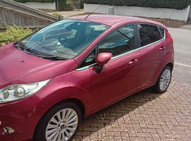 Ford Fiesta, 2008 (58) Red Hatchback, Manual Petrol, 48,299 miles