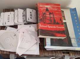 Spanish Course books ,CDs £5