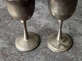 Goblets and cake stand