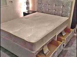 **Functional Sleep Perfection: Single, Double & Queen Size Storage Ottoman Bed with Premium Mattress**